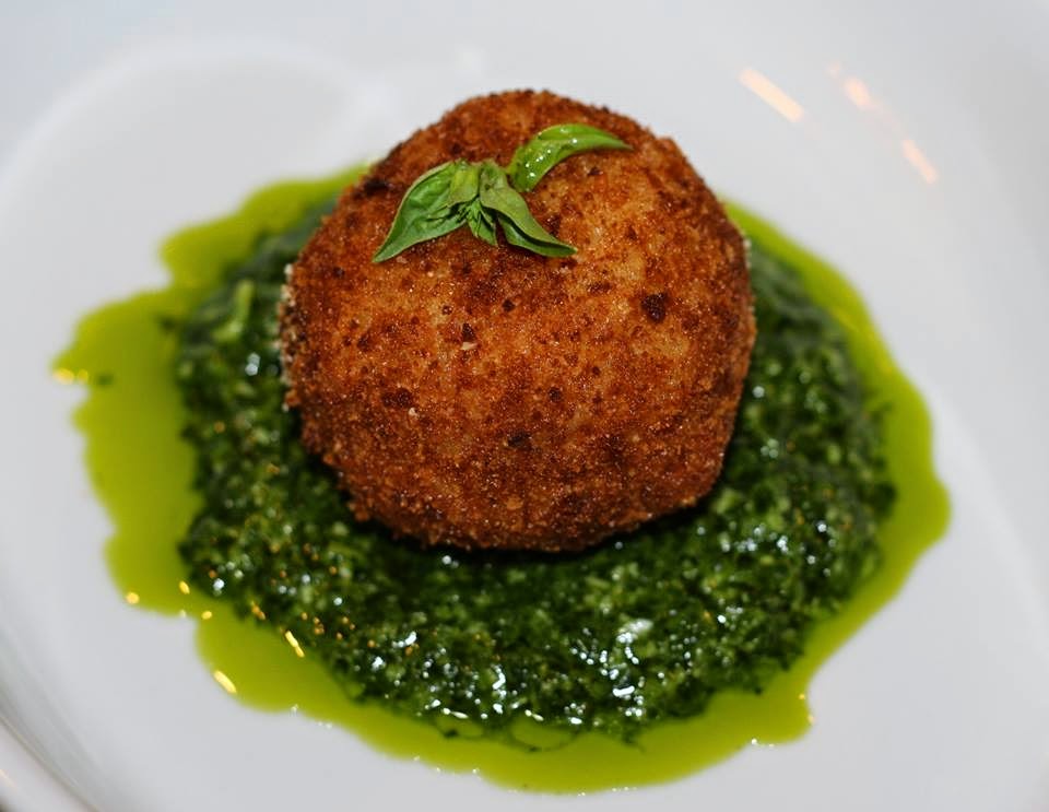 Arancini Fried in Extra Virgin Olive Oil