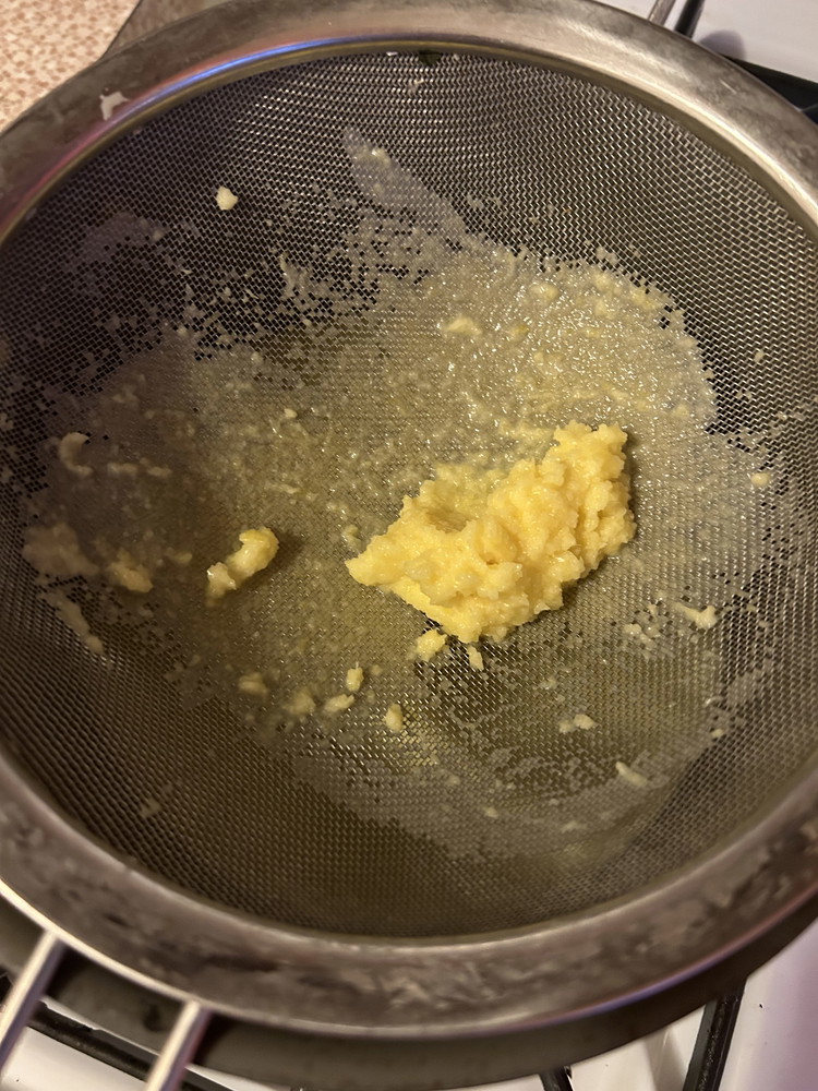 Image of While the dough chills in the fridge, make the mango curd. Place the diced mango, coconut milk, sugar, cornstarch, lime juice and salt in a blender and blend until very smooth. (If your blender isn't a powerful blender then you...