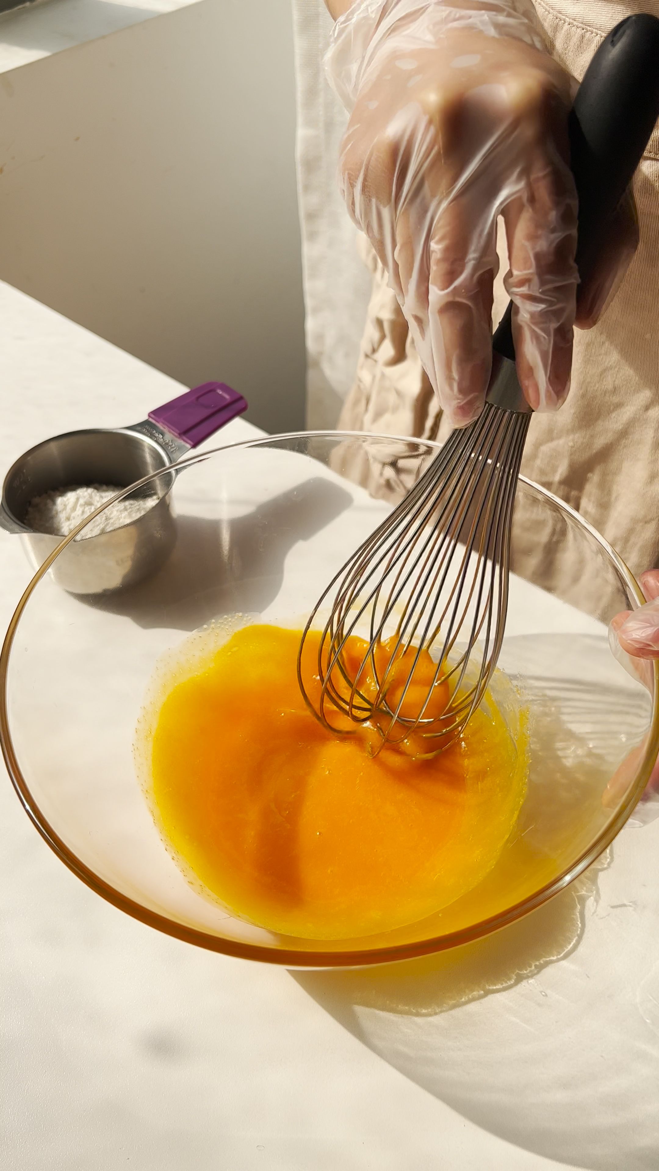 Image of In a bowl, mix well egg yolks and granulated sugar...