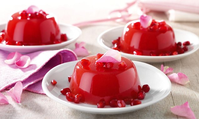 Pomegranate And Rose Jellies Recipe
