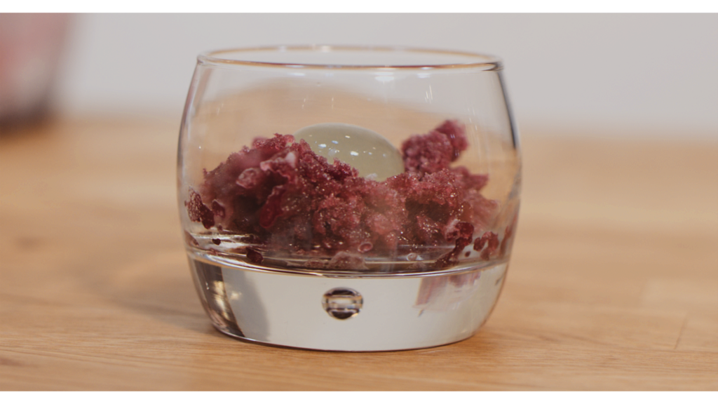 Image of Gin & Tonic Spheres Recipe Using Reverse Spherification Technique
