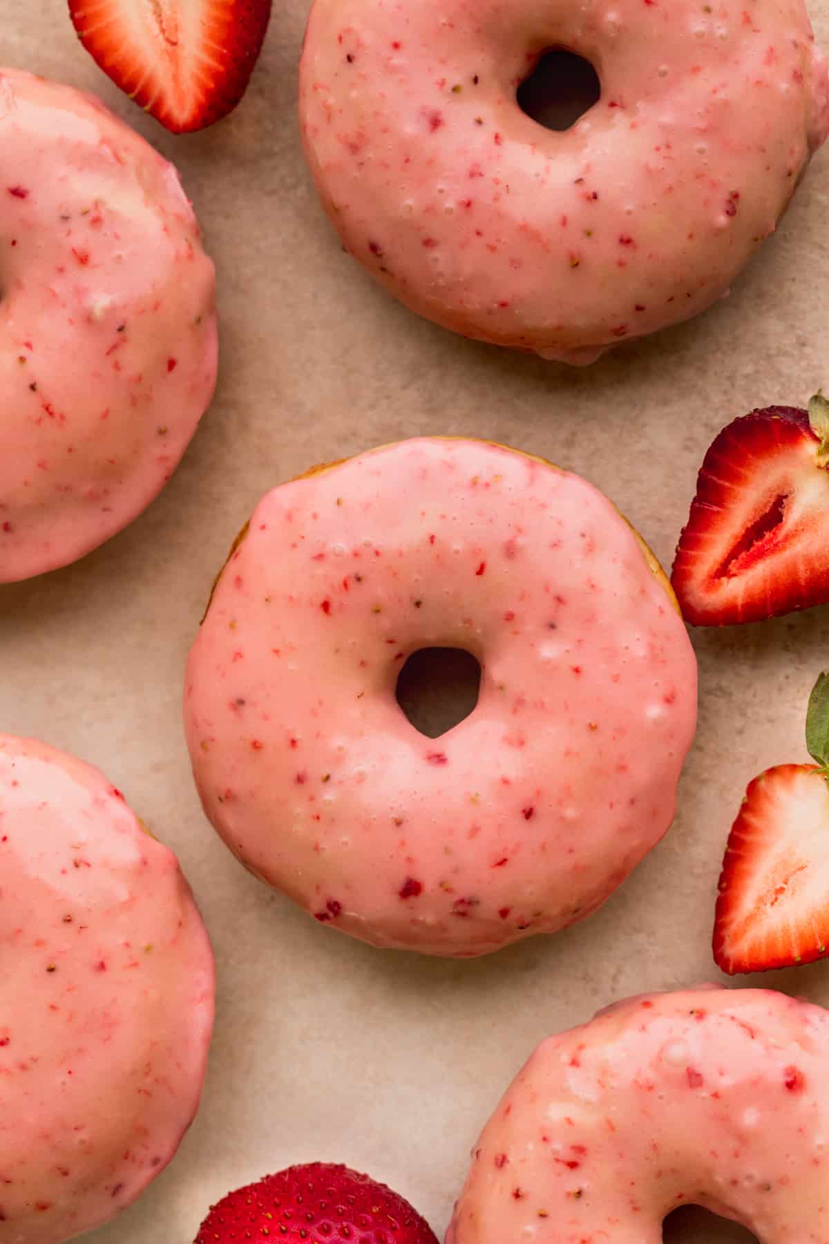 Baked Cinnamon Strawberry Balsamic Donut Recipe
