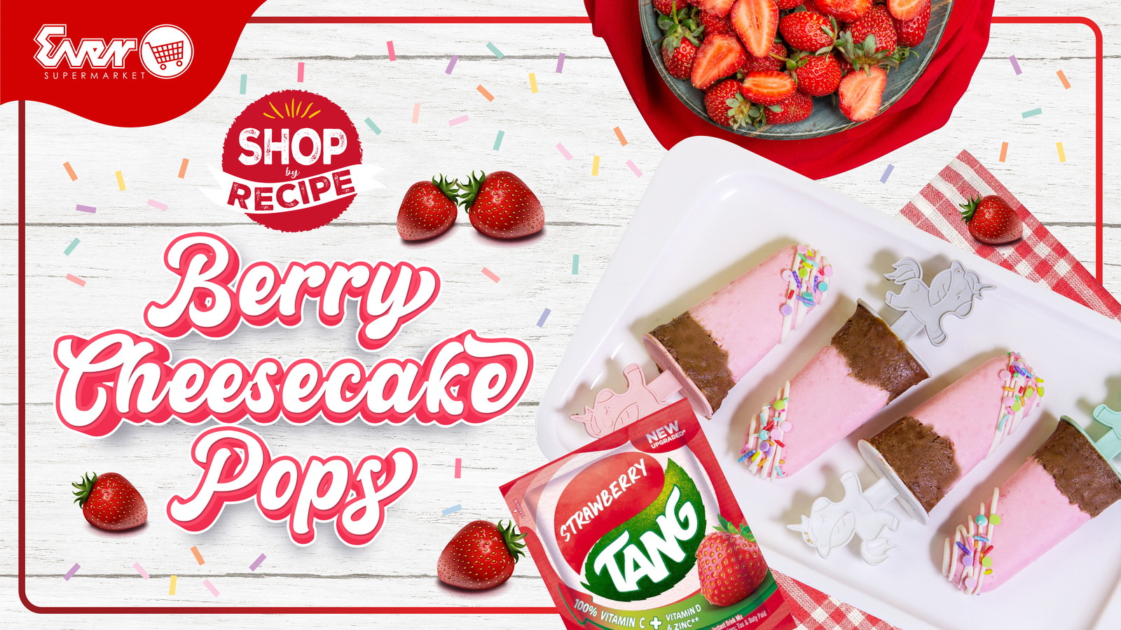 Tang Berry Cheesecake Pops