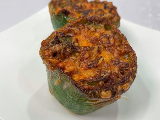 Wagyu Cheesesteak Stuffed Peppers