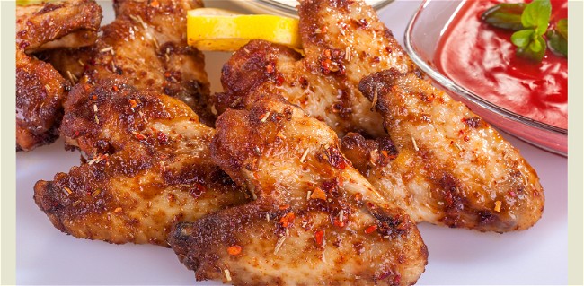 Image of Crispy, Sweet, and Spicy Wings