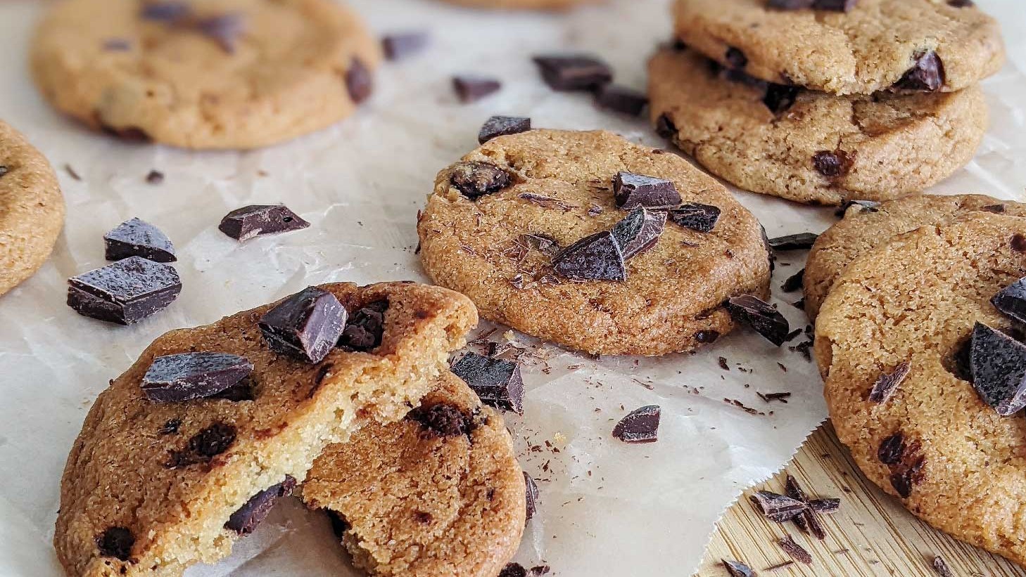 Image of Dark Chocolate Almond Cookies