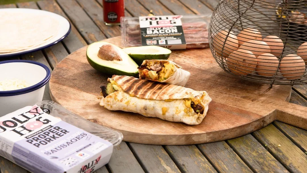 Image of BBQ Breakfast Burrito