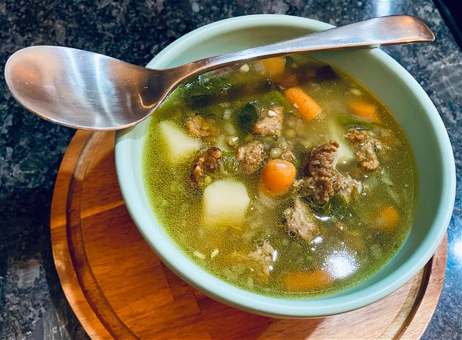 Image of Maple Sausage and Lentil Soup