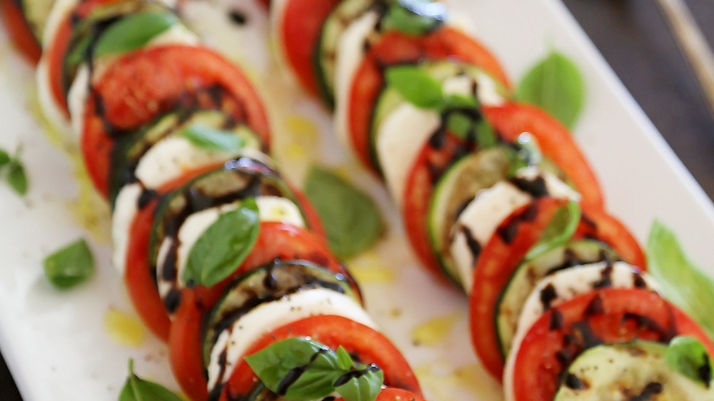 Image of Caprese Salad with Grilled Zucchini