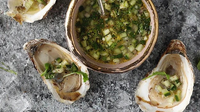 Image of Oyster Celery-and-Cucumber Mignonette 
