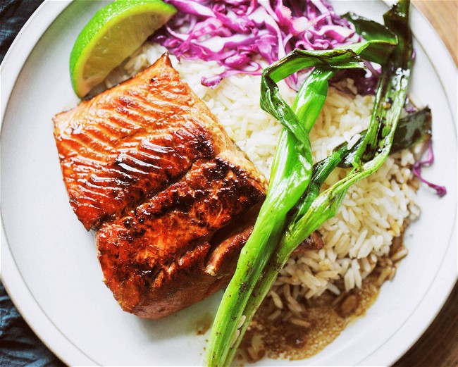 Image of Maple Miso Salmon (pan seared or grilled)