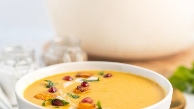 Image of Curried Butternut Squash and Pear Soup