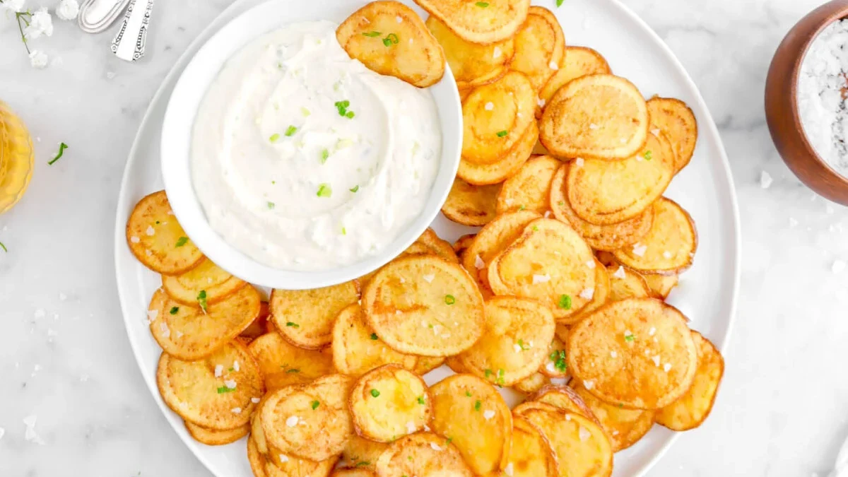Image of Rosemary-Olive Oil Potato Chips