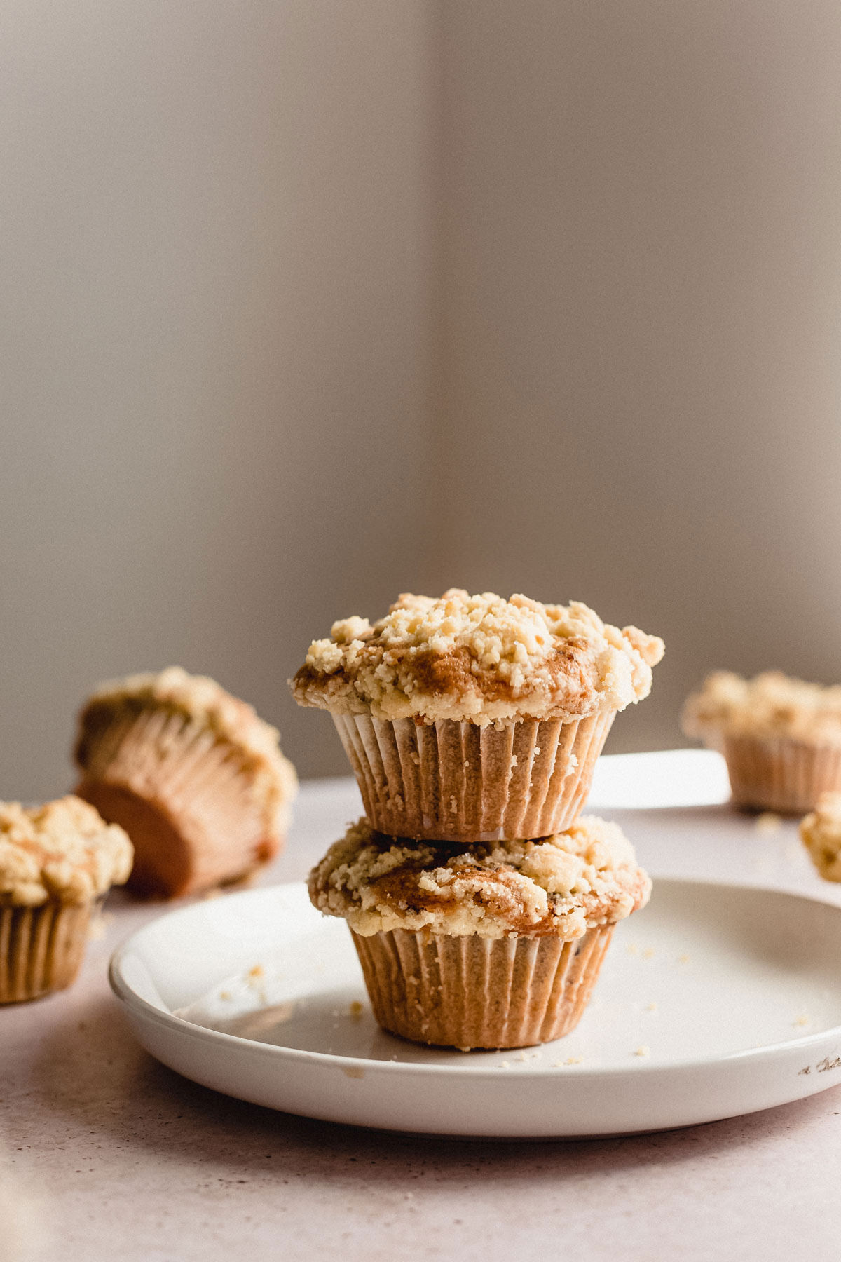 Muffins de té negro con chips de chocolate