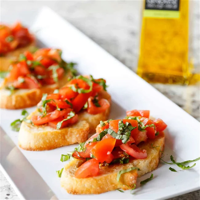 Image of Tomato & Basil Bruschetta