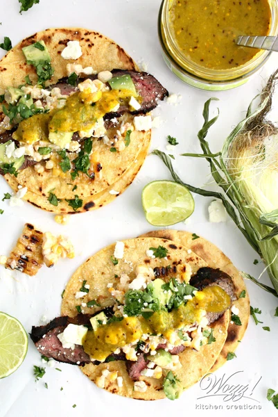 Mexican Street Corn Beef Fajitas
