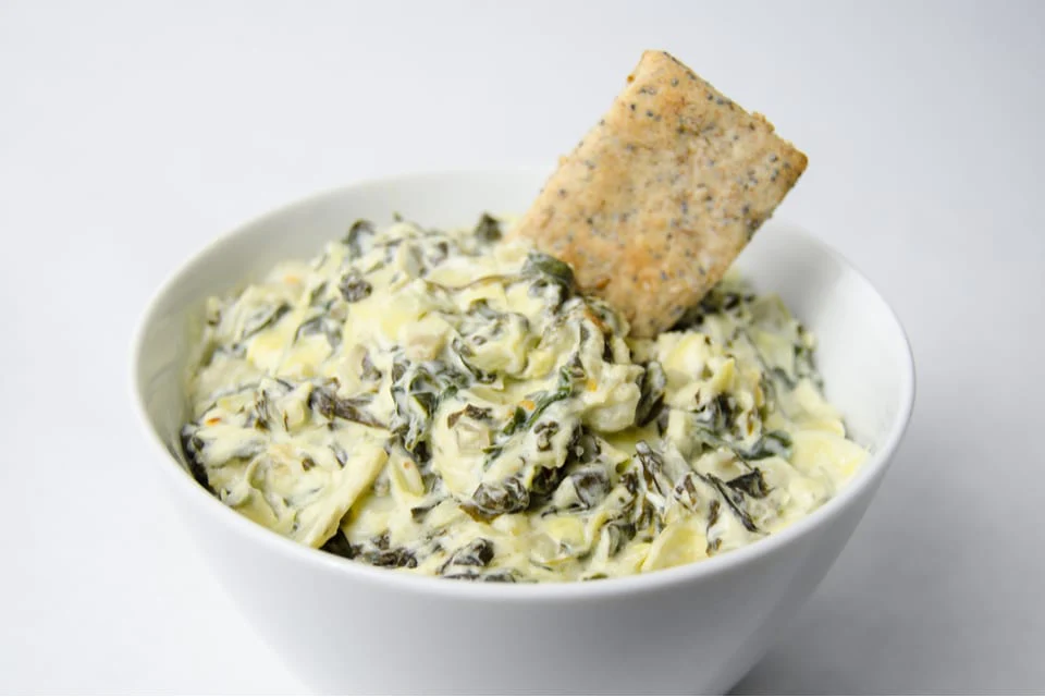 BAKED ARTICHOKE SPINACH DIP KETO RECIPE