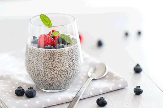 Creamy MCT Orange Chia Pudding