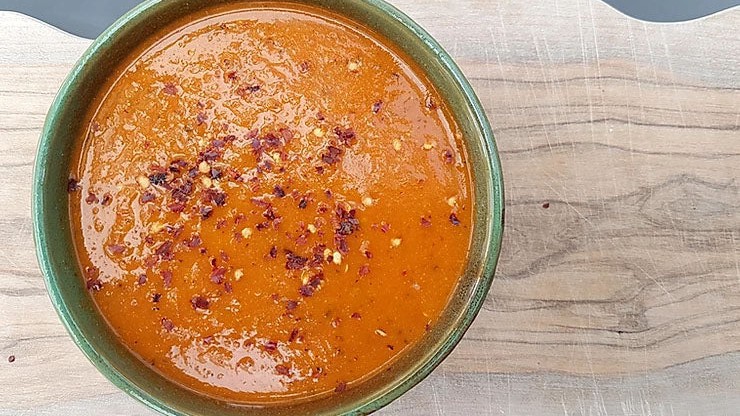 Image of Tomato Soup with Mary Had a Lot of Lamb