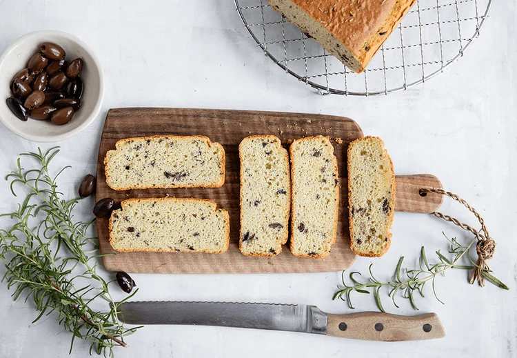 Image of Cool on a wire rack for 5 to 10 minutes before slicing.