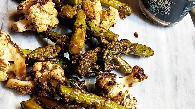 Image of Porcini Asparagus Genie with Cauliflower