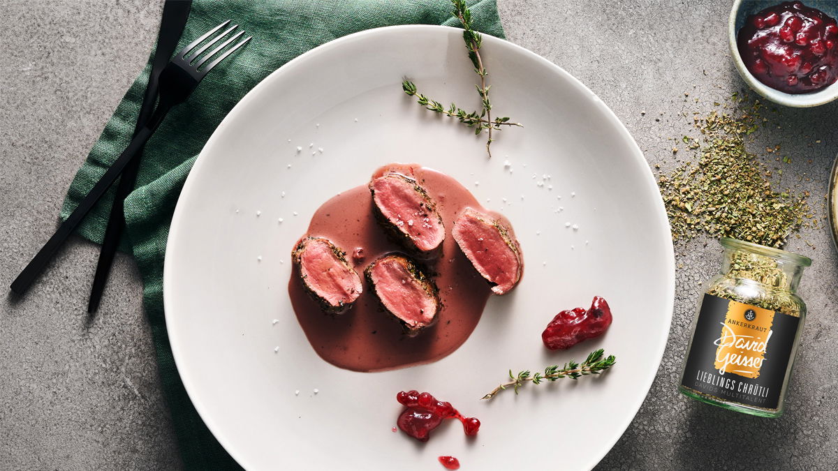 Rehfilet mit Preißelbeeren | Schnell gemacht und unglaublich lecker ...