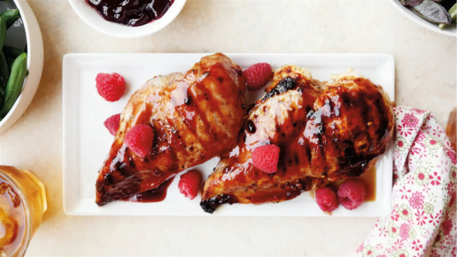 Image of Chicken - Raspberry-Balsamic Glazed