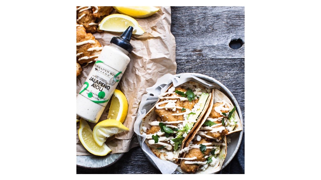 Image of Fish Tacos with Jalapeno Aioli