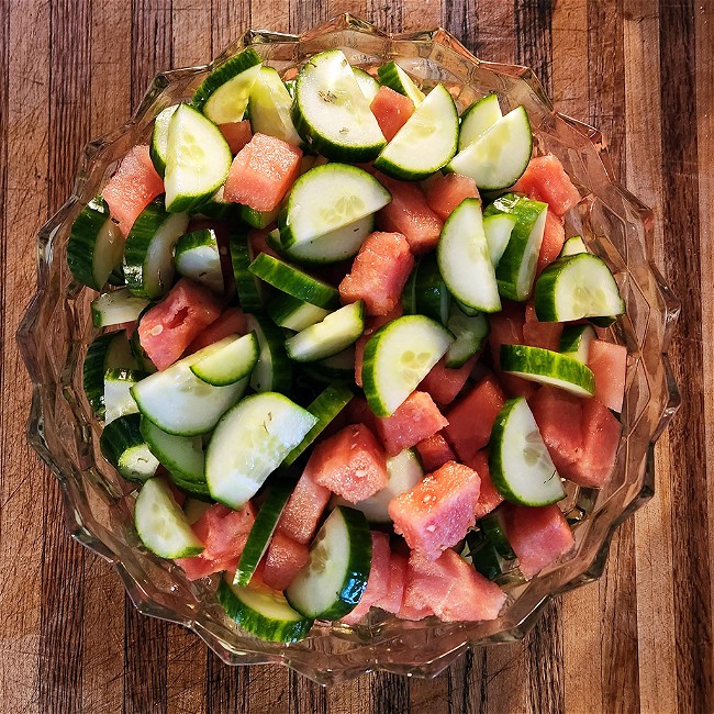 Image of Hardy Family - Watermelon & Cucumber Salad