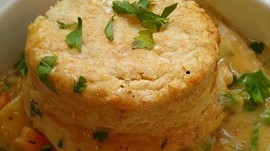 Image of Chicken Pot Pie Infused with Mushroom-Sage Olive Oil