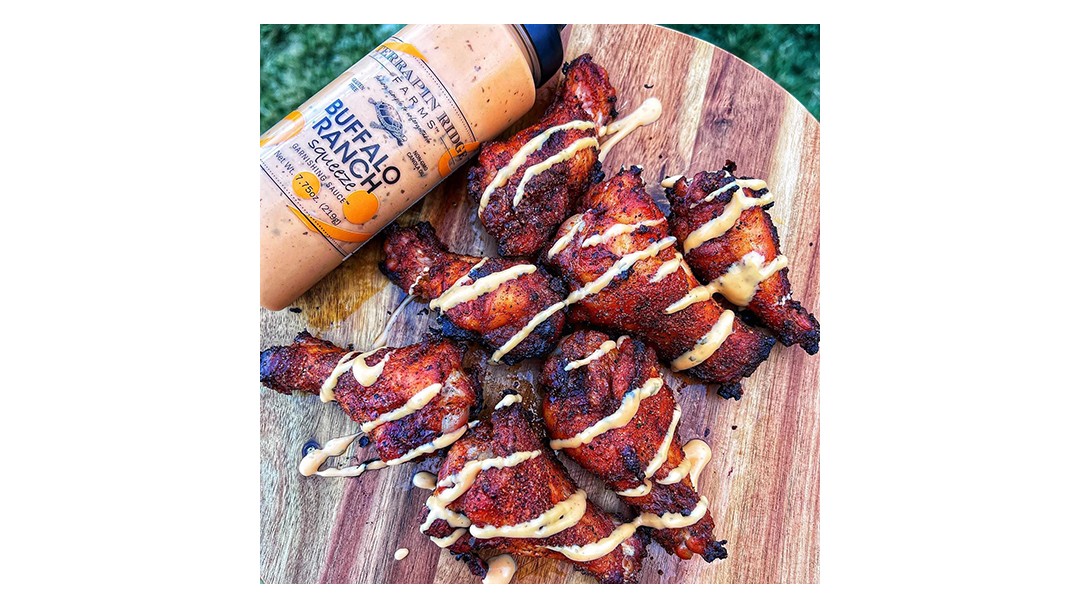 Image of Dry Rub Buffalo Ranch Wings