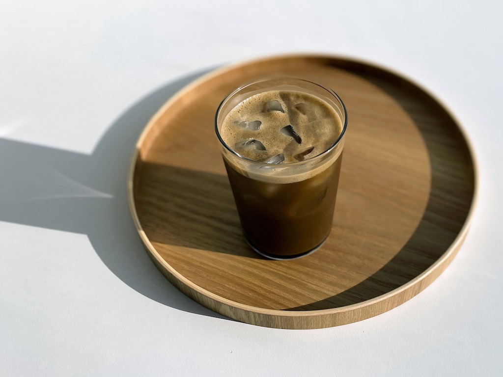 Iced Hojicha Americano