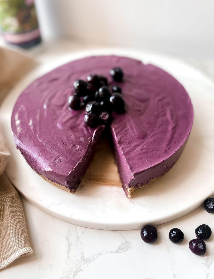 Immunity boosting Elderberry Cheesecake