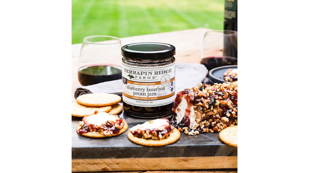 Image of Blueberry Bourbon Pecan Goat Cheese Log
