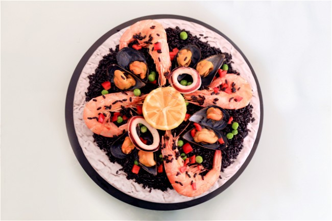 Image of Paella with Black Rice