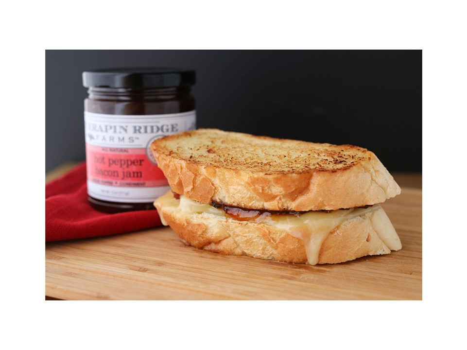 Bacon Jam Grilled Cheese • A Simple Pantry