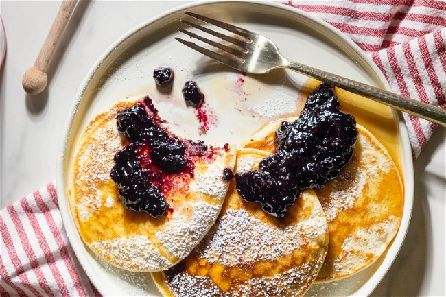 Image of Honey Ricotta Pancakes