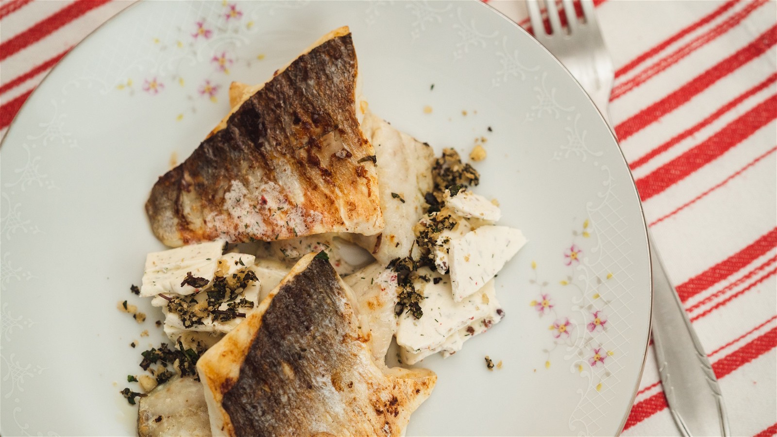 Image of Grilled Fish with Herb Butter