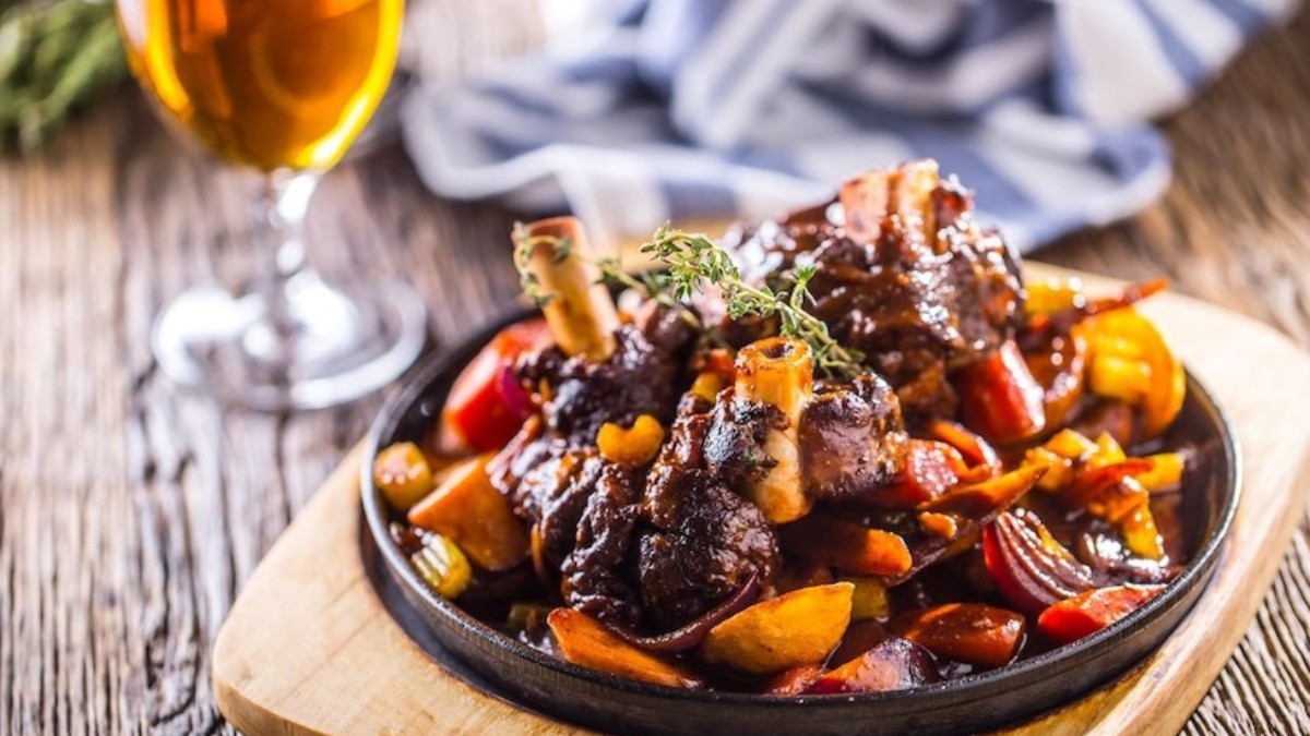 Image of Lamb Shanks with Roasted Vegetables