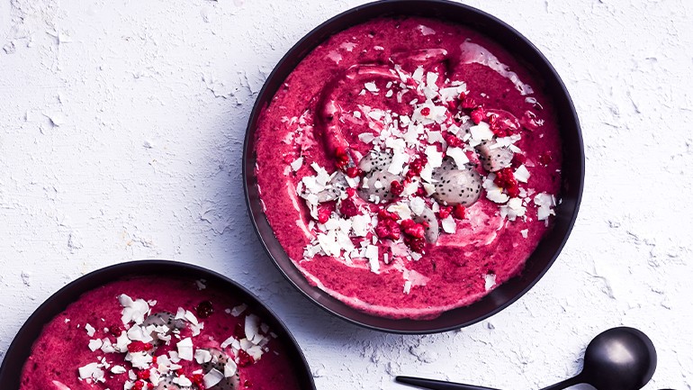 Image of Cherry Sorbet Smoothie Bowl Recipe