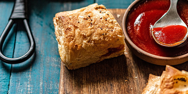 Image of Cranberry, Bacon and Brie Parcels Recipe