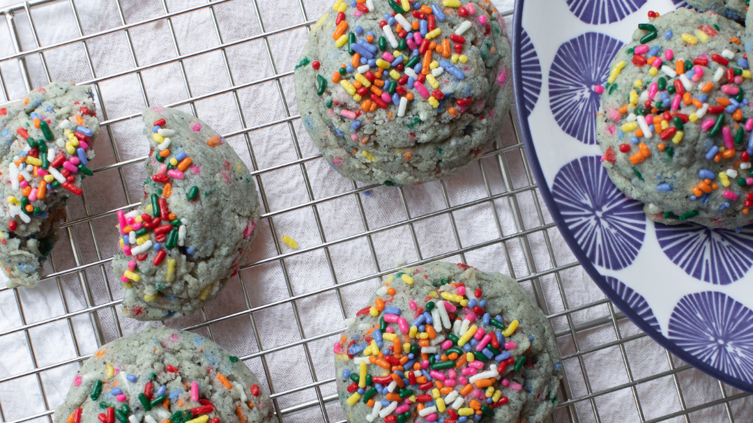 Image of Black Sesame Sprinkle Cookies
