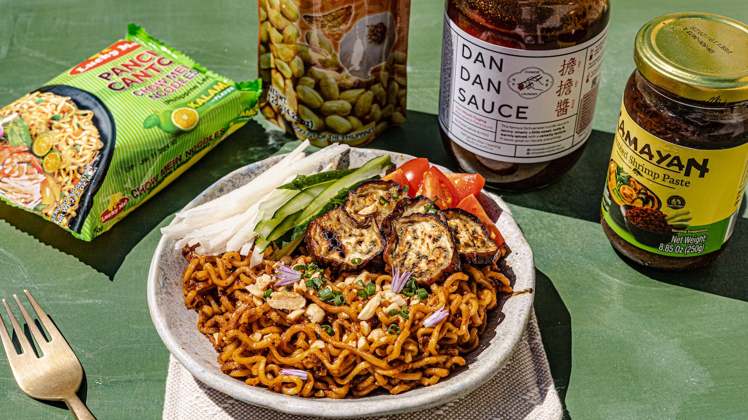 Image of Quick, Easy, and Umami-Packed: Bagoong Dan Dan Noodles Recipe