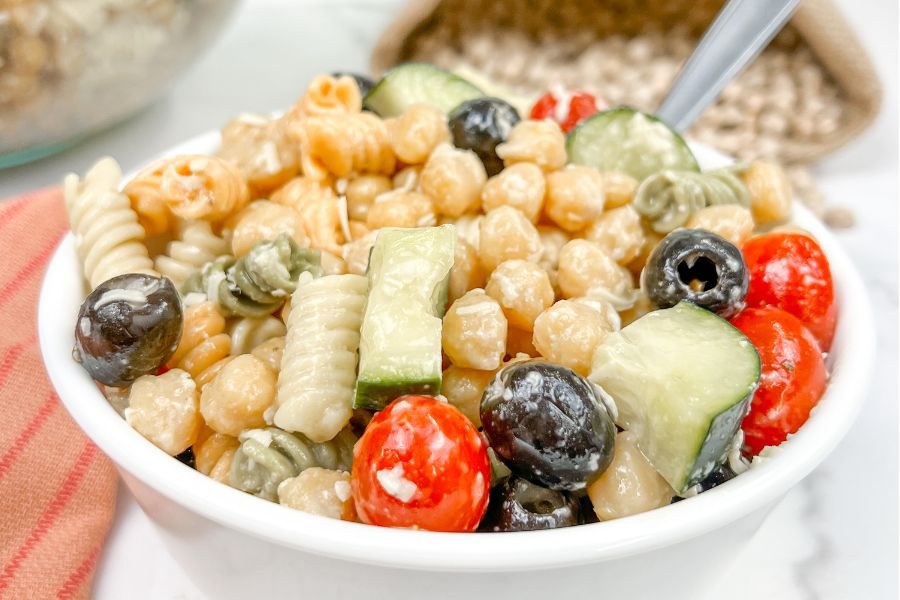 Chickpea Pasta Salad