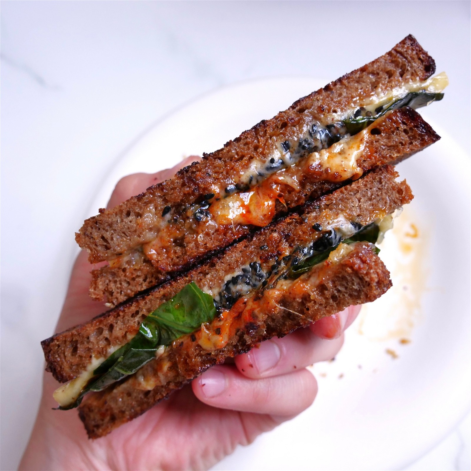 Image of Grilled Cheese with Nigella Seed