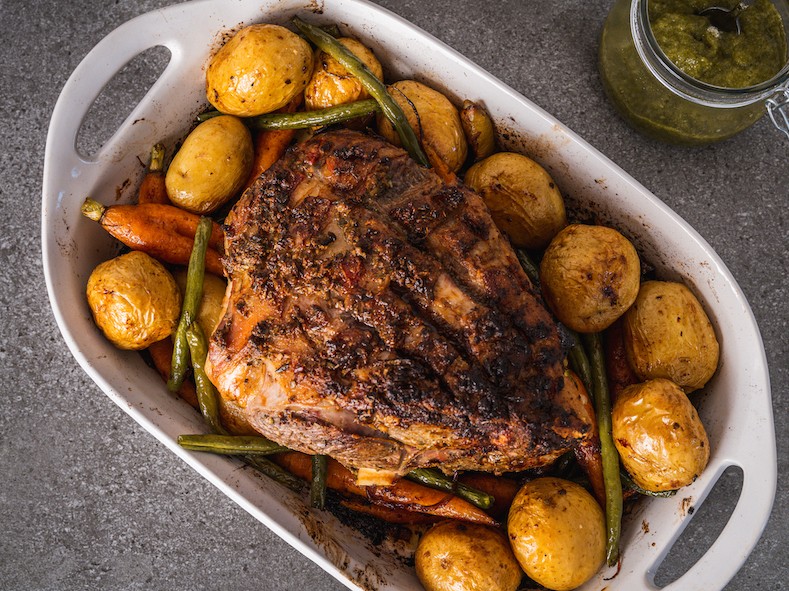 Andy Cooks - Lamb roast