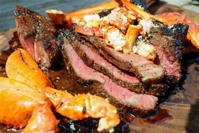 Image of Tomahawk Steak with Lobster