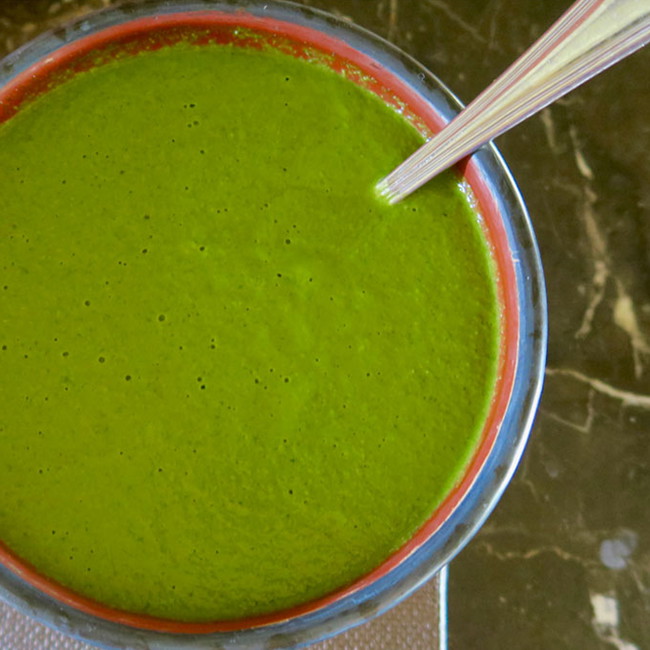 Image of cilantro mint sauce