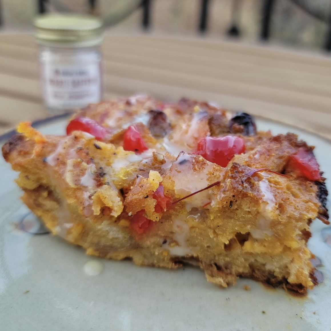 Saffron Bread Pudding