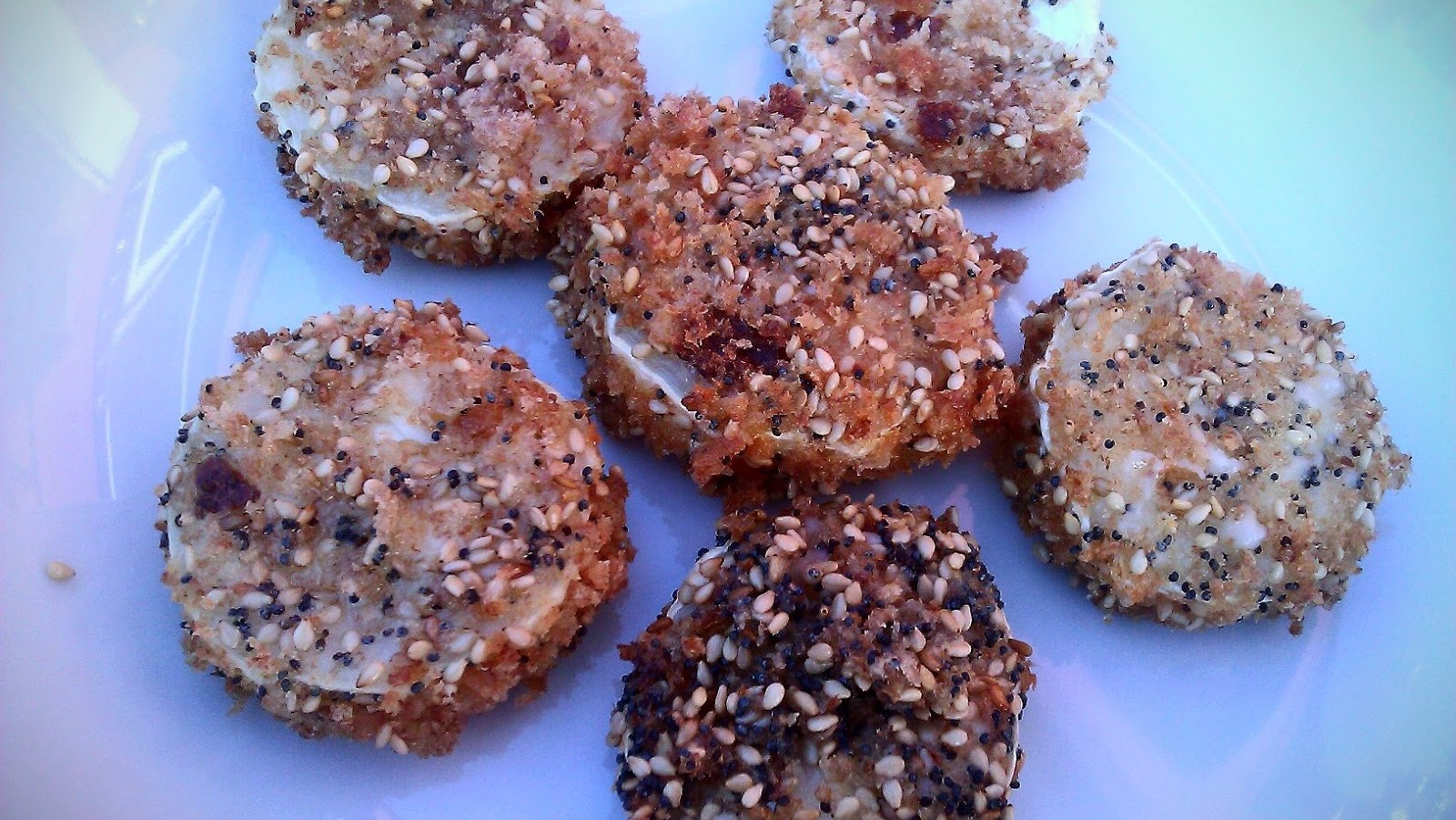 Image of Goat Cheese Buttons with 7 Seed Crust 